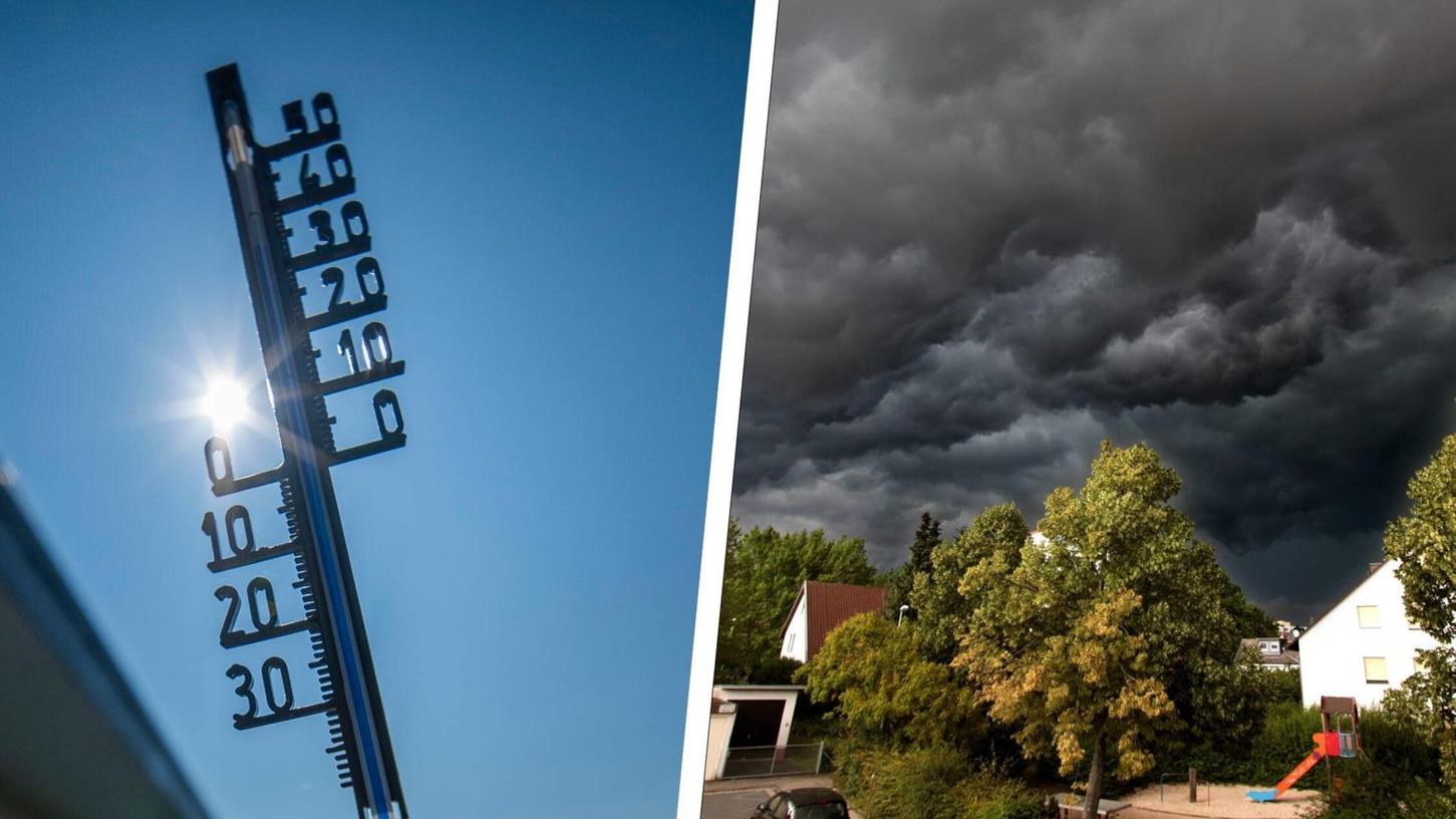 Auch am Sonntag warnen die Wetterdienste vor schweren Wärmegewittern in der Region. Auch am Sonntag warnen die Wetterdienste vor schweren Wärmegewittern in der Region.