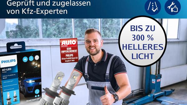 LED Scheinwerfer Philips Ultinon Pro6000 Boost Osram Night Breaker
