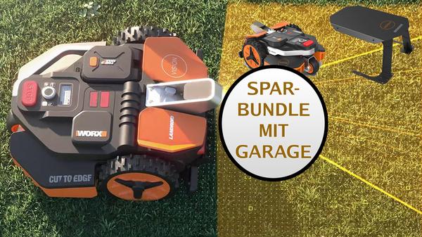 Worx Landroid Vision M600 Maehroboter Garage