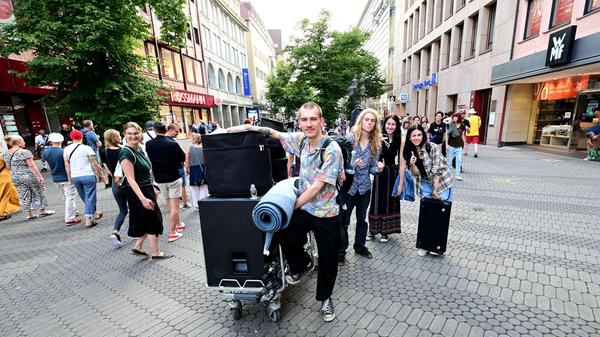 Schwungvoller Auftakt zum Bardentreffen.