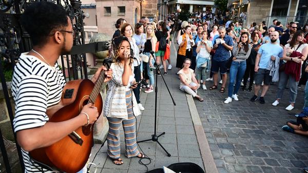 Schwungvoller Auftakt zum Bardentreffen.