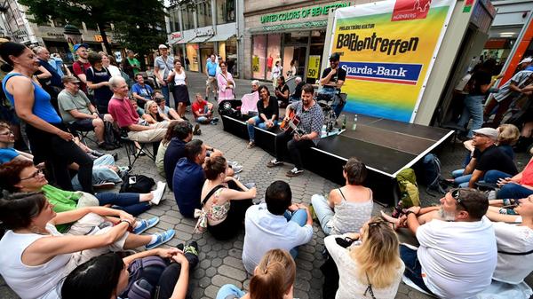 Schwungvoller Auftakt zum Bardentreffen.