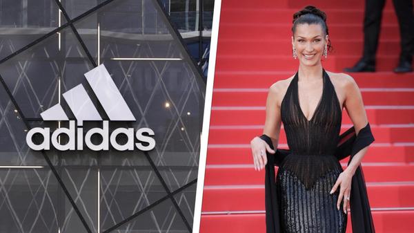 collage: adidas hadid