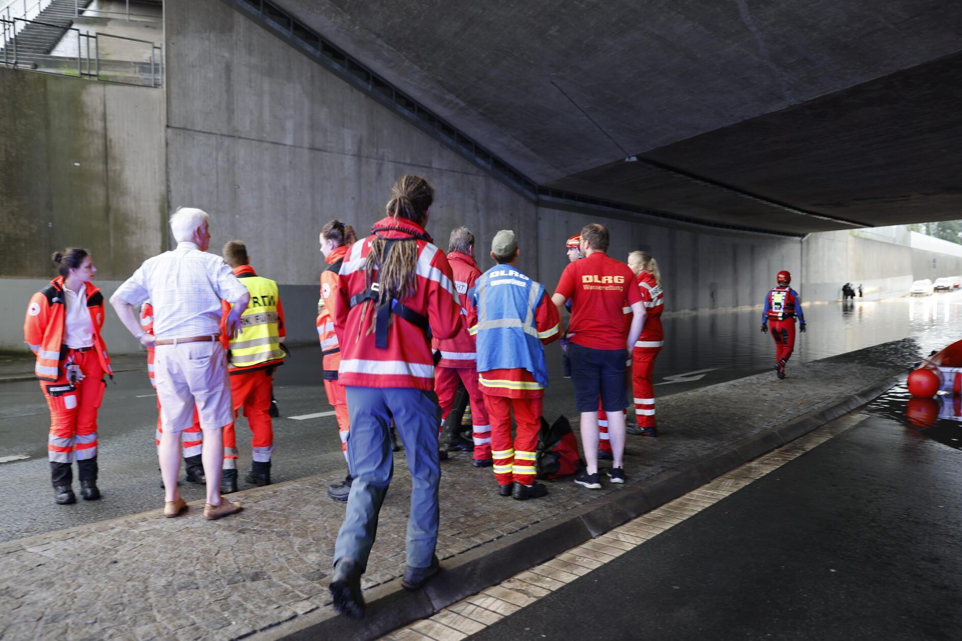 Zahlreiche Einsatzkräfte waren vor Ort.