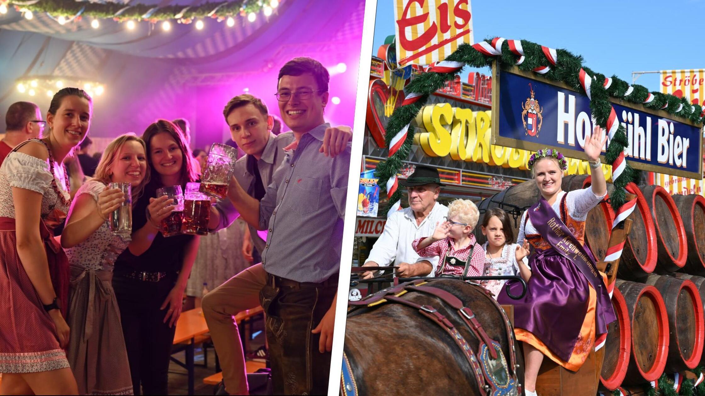 Rother Kirchweih: Fahrgesch&auml;fte, Festzug, Bierpreis und neues Zelt - alle Infos zur Kerwa 2024