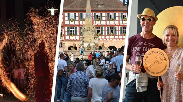 Goldschlägernacht Schwabach 2024 Collage