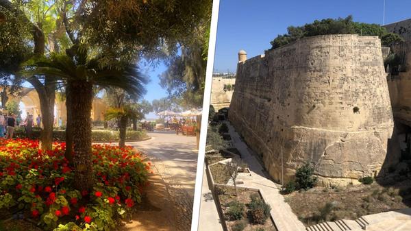 Nach der türkischen Belagerung von Malta 1565 wurde ein Jahr später der Grundstein zur neuen Hauptstadt Valletta gelegt sowie mit dem Bau der neuen Befestigungsanlagen begonnen. Der römisch-katholische Johanniterorden gründete sie und legte einen privaten Erholungsgarten an. Die "Upper Barakka Gardens" bieten eine tolle Aussicht über den Großen Hafen.