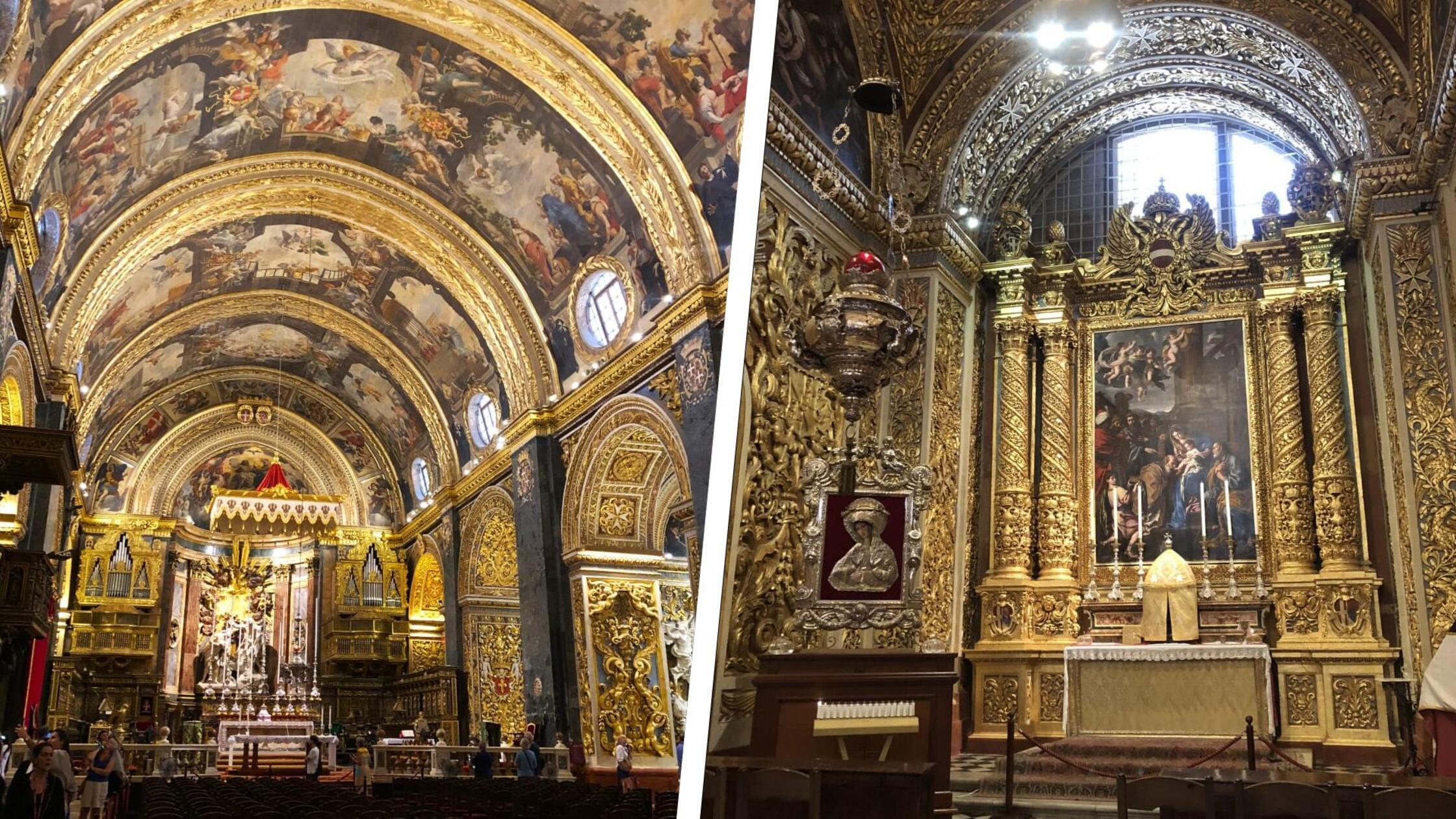 Ein barockes Wahrzeichen der Stadt ist die beeindruckende St. John’s Co-Cathedral. In ihrem aufwändig gestalteten Innenraum befindet sich Caravaggios Meisterwerk "Die Enthauptung Johannes des Täufers".