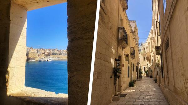 Die "Drei Städte" Vittoriosa, Senglea und Cospicua liegen wie ein Dorftrio im Herzen des historischen Zentrums von Malta, direkt gegenüber von Valletta und dem Grand Harbour (hier Blick von Senglea auf Valletta). Sie bieten einen ganz besonderen Einblick in die Geschichte, denn sie waren fast allen Völkern, die je hier siedelten, Wohnstätte und Festung. Als erste Heimat des Johanniterordens, sind die Paläste, Kirchen, Forts und Bastionen der Drei Städte um einiges älter als die von Valletta.