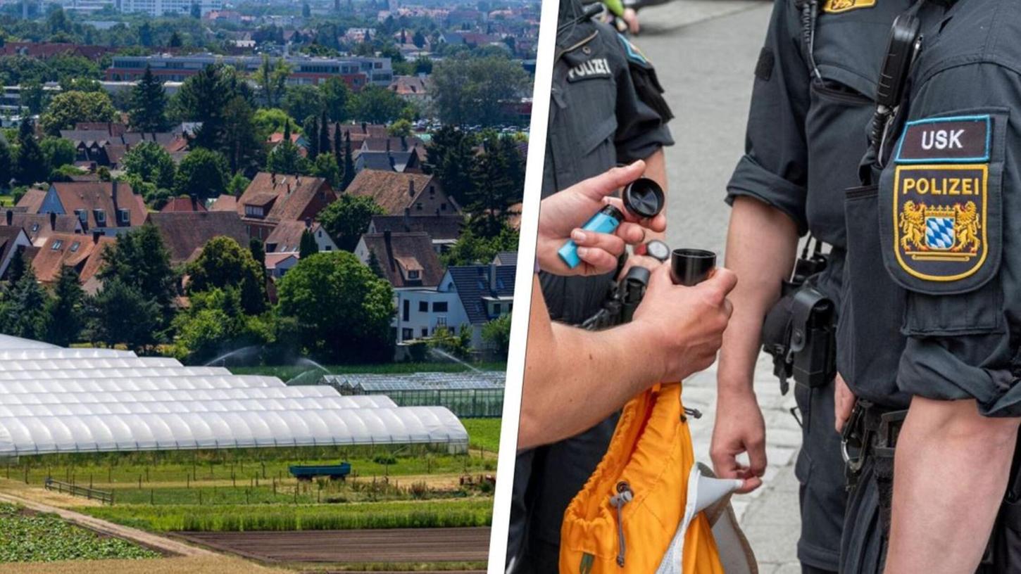 USK-Einsatz in Knoblauchsland. (Symbolbild) USK-Einsatz in Knoblauchsland. (Symbolbild)