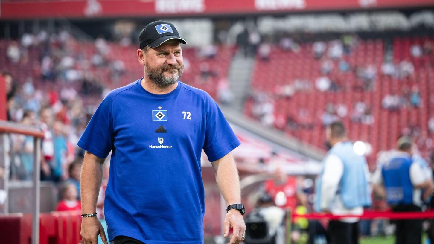 HSV-Trainer Steffen Baumgart ist zufrieden mit seinem Kader. HSV-Trainer Steffen Baumgart ist zufrieden mit seinem Kader.