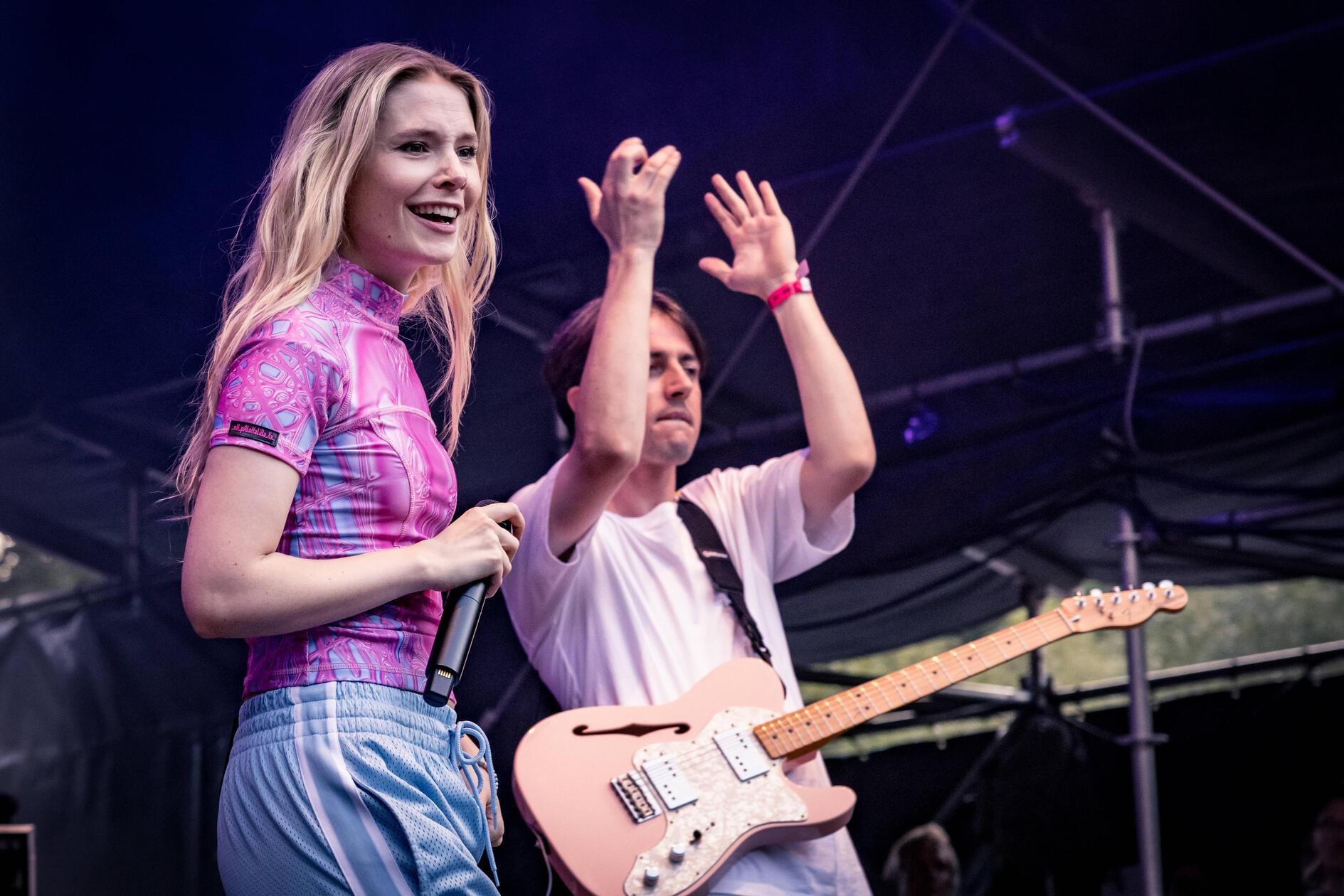 Taubertal-Besucher und -Besucherinnen konnten sich am Freitag auf Esther Graf freuen.