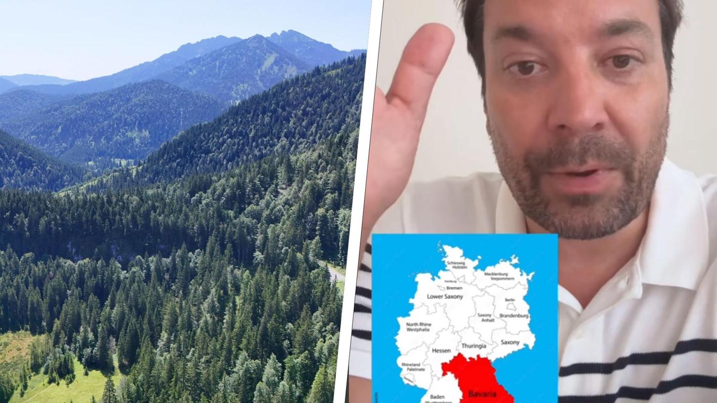 Irgendwo in Bayern ging der US-Talkmaster Jimmy Fallon verloren. Irgendwo in Bayern ging der US-Talkmaster Jimmy Fallon verloren.