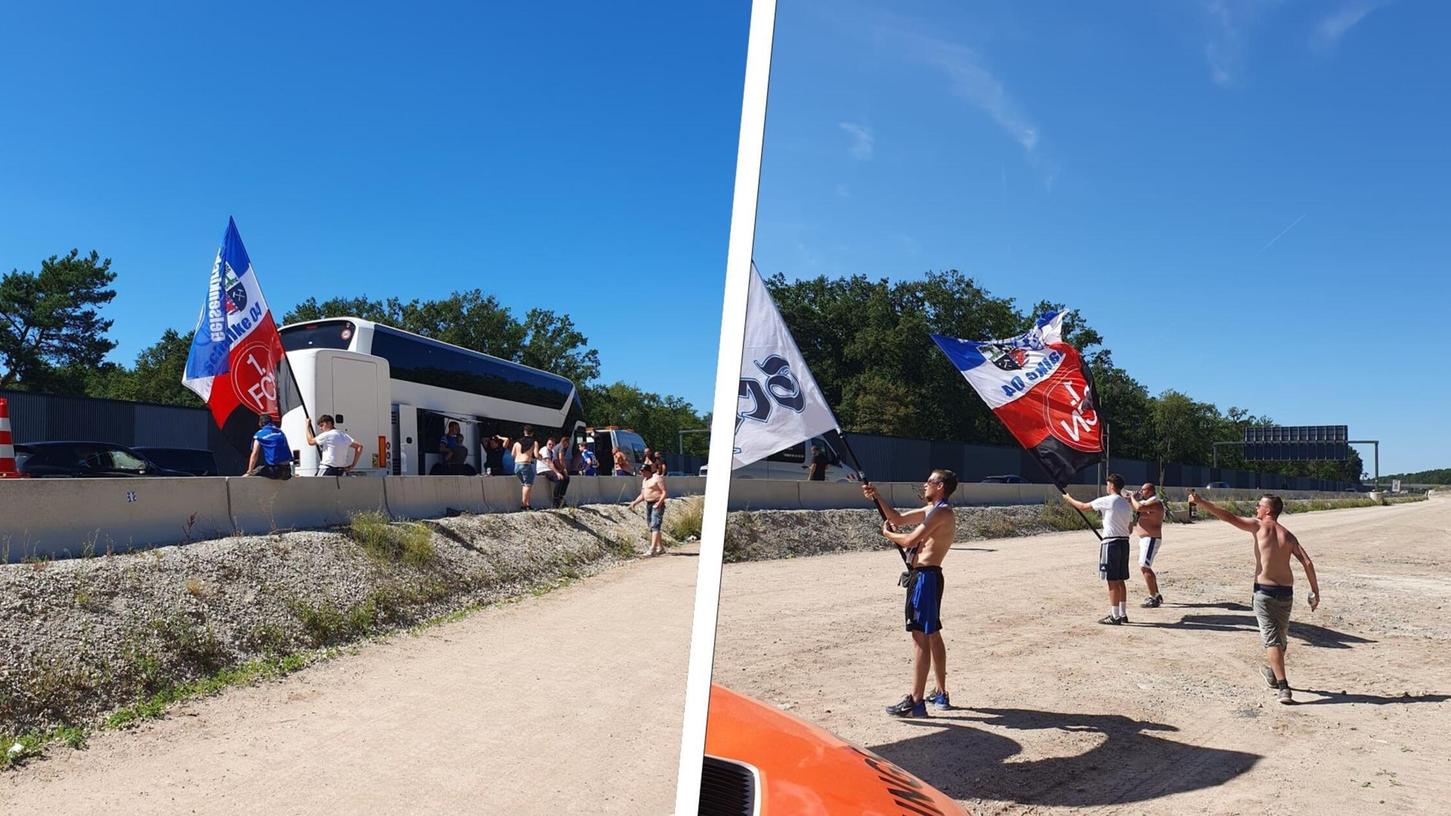 Am Wochenende hatten Fans des 1. FC Nürnberg eine Buspanne. Am Wochenende hatten Fans des 1. FC Nürnberg eine Buspanne.