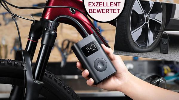Elektrische Akku Luftpumpe Kompressor Xiaomi Portable Air Compressor 1S MediaMarkt