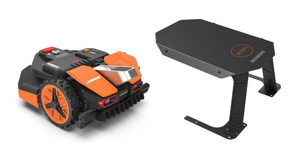 Die Garage schützt vor Regen und starker Sonneneinstrahlung.