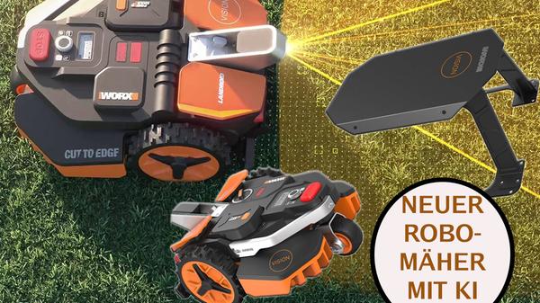 Maehroboter ohne Begrenzungskabel Gratis Garage Worx Landroid Vision Amazon