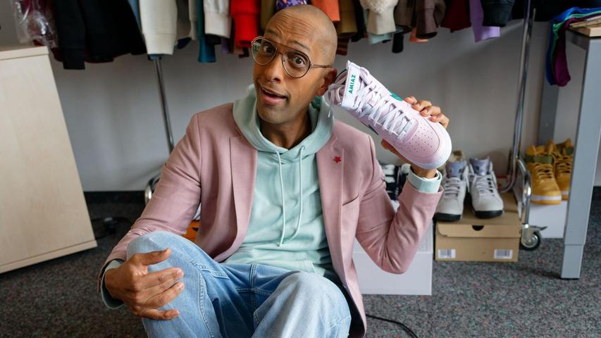 Amiaz Habtu besitzt mehr als 100 Paar Sneaker. Amiaz Habtu besitzt mehr als 100 Paar Sneaker.