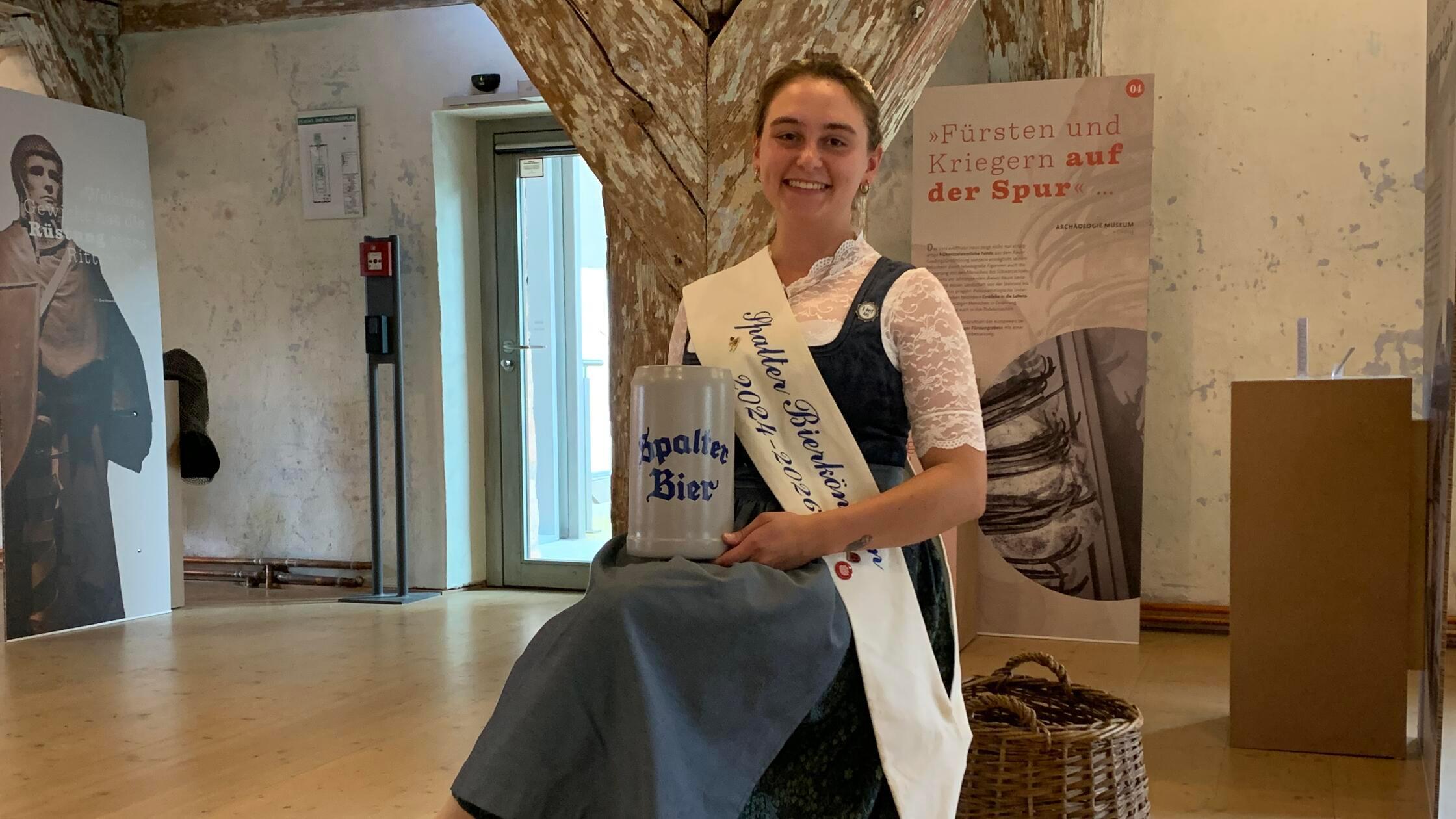 Foto der Spalter Bierkönigign Lea Schneck