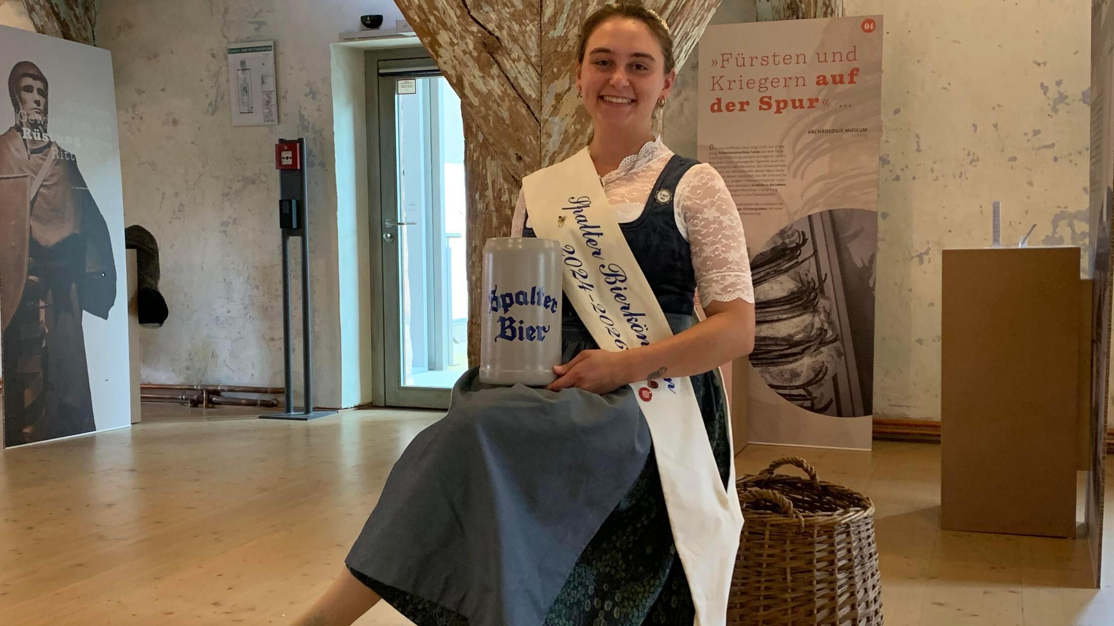 Foto der Spalter Bierkönigign Lea Schneck