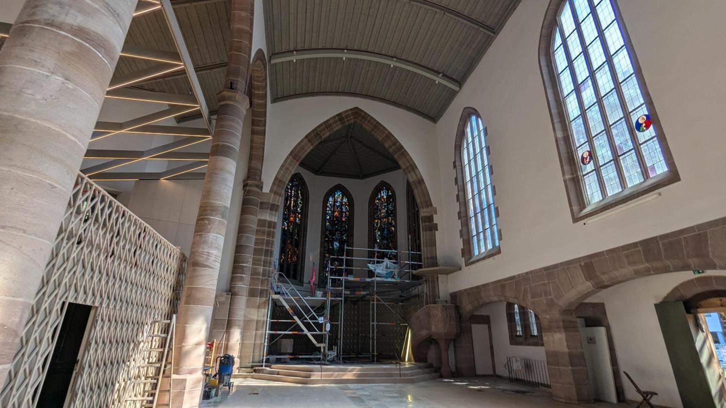 Die Dreieinigkeitskirche in Gostenhof befindet sich in den letzten Zügen des Umbaus - im Oktober öffnen sich hier die Türen für kirchliche und auch nicht-kirchliche Events. Die Dreieinigkeitskirche in Gostenhof befindet sich in den letzten Zügen des Umbaus - im Oktober öffnen sich hier die Türen für kirchliche und auch nicht-kirchliche Events.