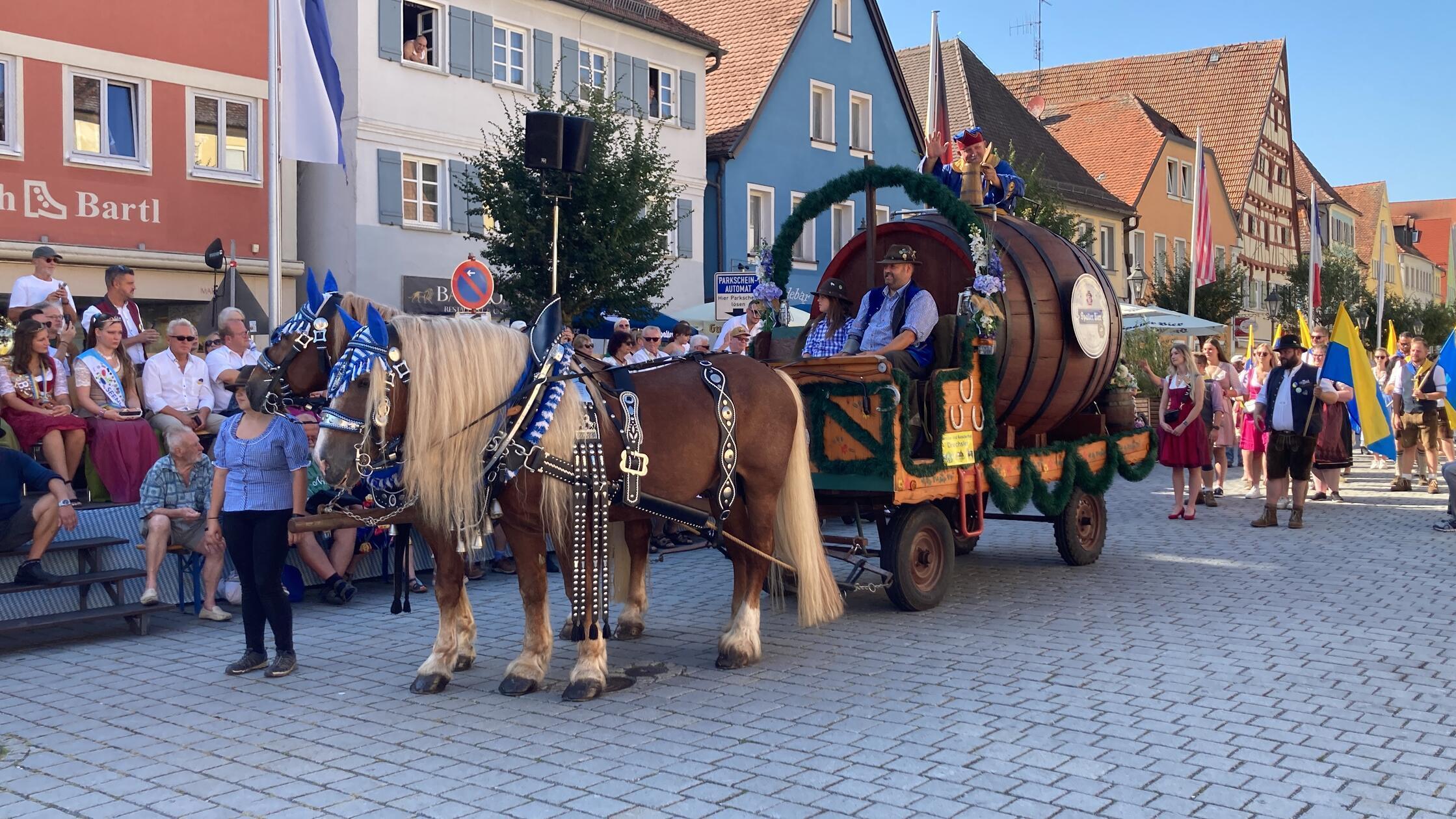 Kirchweihauftakt Marktplatz Gunzenhausen 2024 27