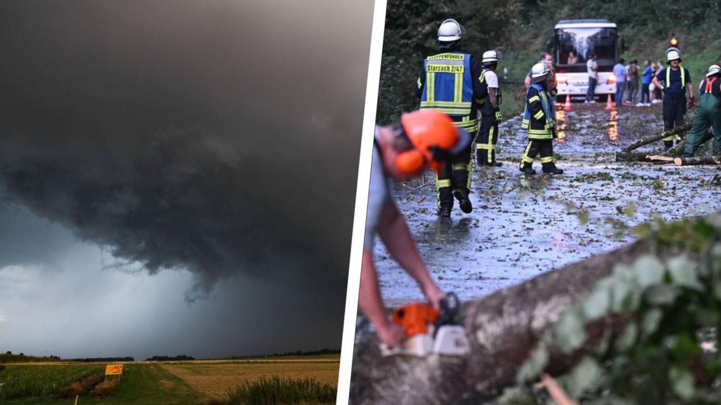 Jetzt drohen heftige Unwetter und Gewitter in Bayern, Franken und der Region. Jetzt drohen heftige Unwetter und Gewitter in Bayern, Franken und der Region.