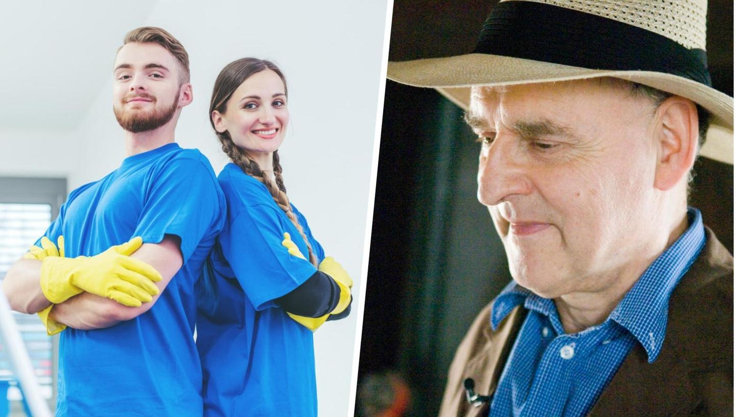 Etwas übermotiviert agierte ein Reinigungsteam der Stadt Köln (Symbolbild). Der Künstler Harald Naegeli (r.) dürfte die Nachricht vom "Verschwinden" seines Werkes mit Bedauern aufgenommen haben. Etwas übermotiviert agierte ein Reinigungsteam der Stadt Köln (Symbolbild). Der Künstler Harald Naegeli (r.) dürfte die Nachricht vom "Verschwinden" seines Werkes mit Bedauern aufgenommen haben.