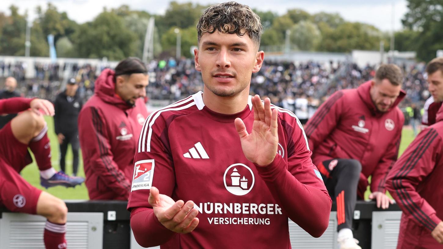 Der Matchwinner: Taylan Duman nach dem Schlusspfiff in Ulm. Der Matchwinner: Taylan Duman nach dem Schlusspfiff in Ulm.