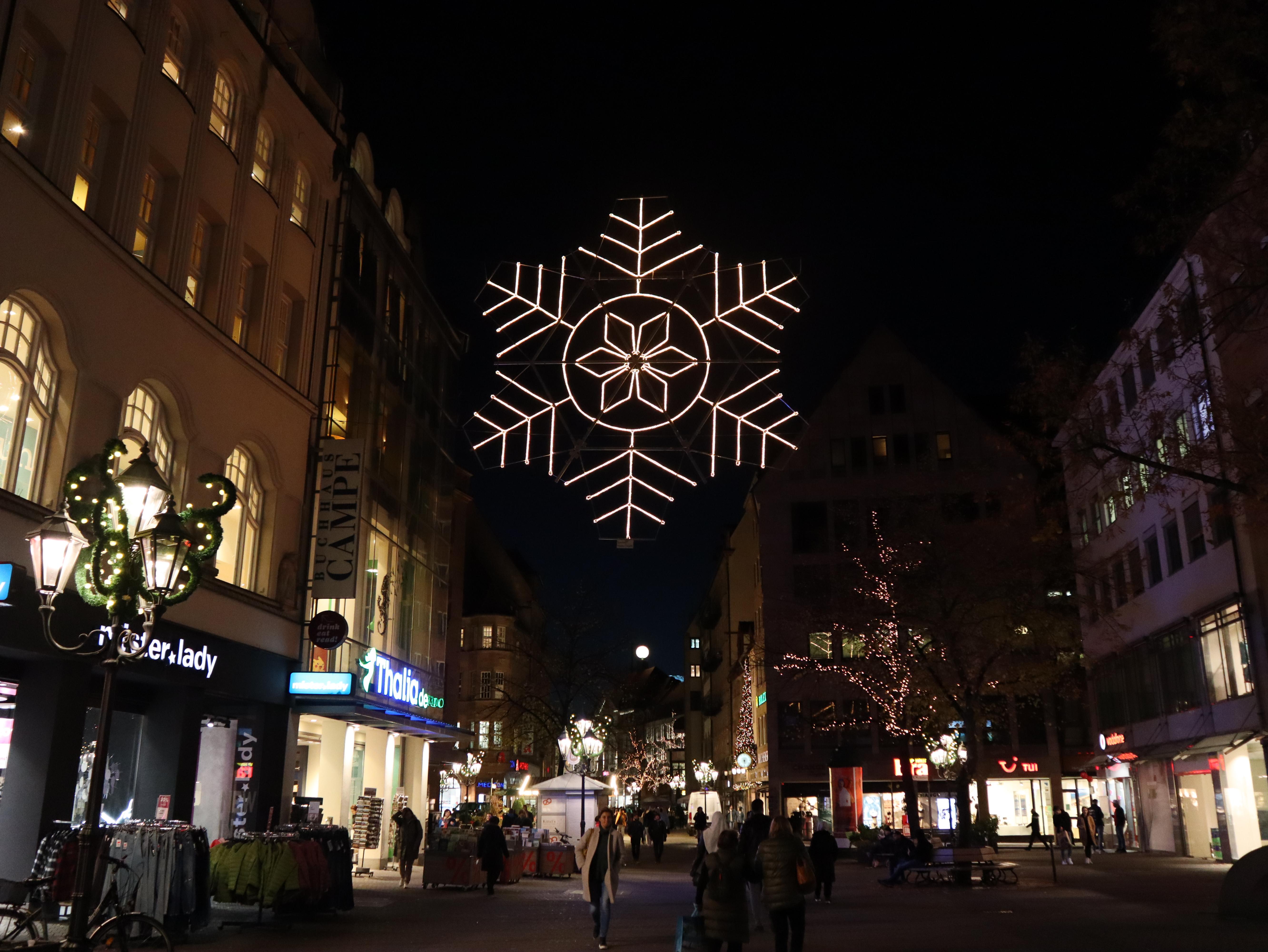 Die Nürnberger Weihnachtsbeleuchtung
