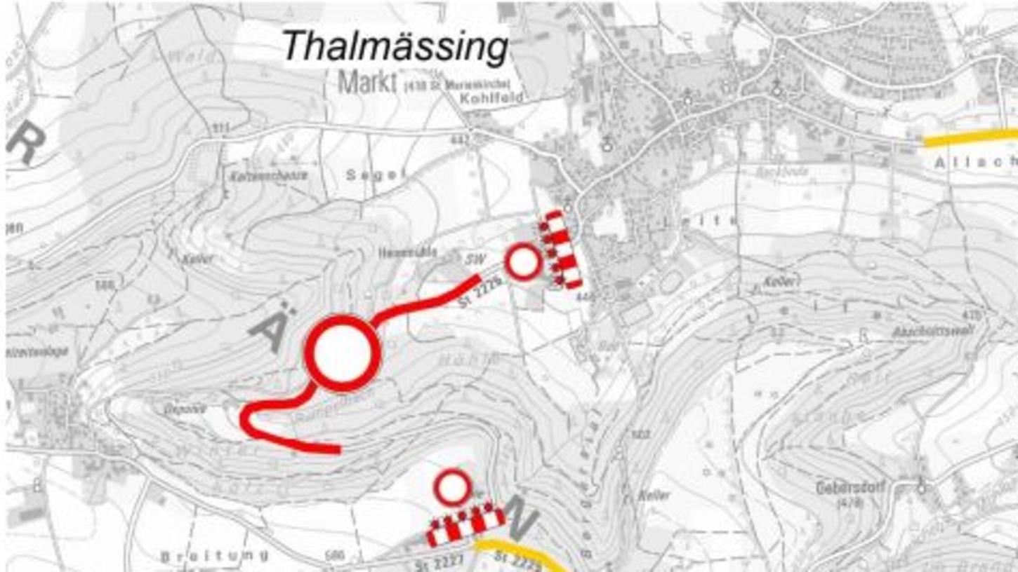 Am Montag, 30. September, ist die Straße zwischen Thalmässing und Waizenhofen gesperrt. Die Umleitung führt über Göllersreuth Am Montag, 30. September, ist die Straße zwischen Thalmässing und Waizenhofen gesperrt. Die Umleitung führt über Göllersreuth