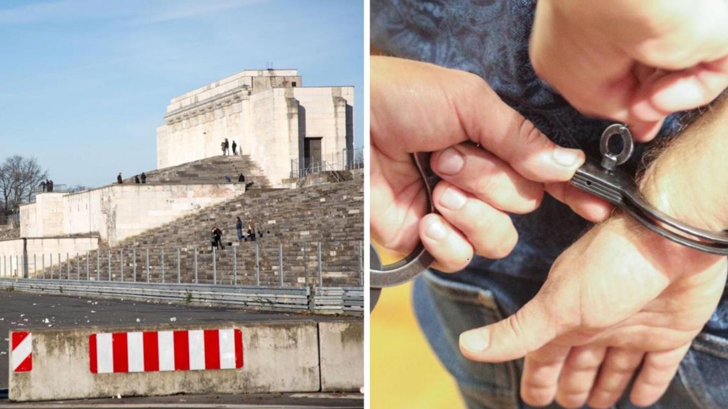 Polizeieinsatz und Festnahme an der Steintribüne. (Symbolbild) Polizeieinsatz und Festnahme an der Steintribüne. (Symbolbild)