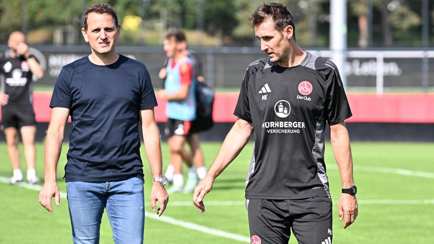 Unruhige Zeiten am Valznerweiher - doch Sportvorstand Chatzialexiou steht hinter Miroslav Klose. Unruhige Zeiten am Valznerweiher - doch Sportvorstand Chatzialexiou steht hinter Miroslav Klose.
