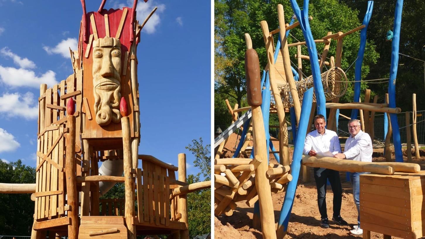 Zwei Spielplätze sind in den vergangenen Wochen in Grashof und Birkach am Rothsee neu entstanden. Zwei Spielplätze sind in den vergangenen Wochen in Grashof und Birkach am Rothsee neu entstanden.