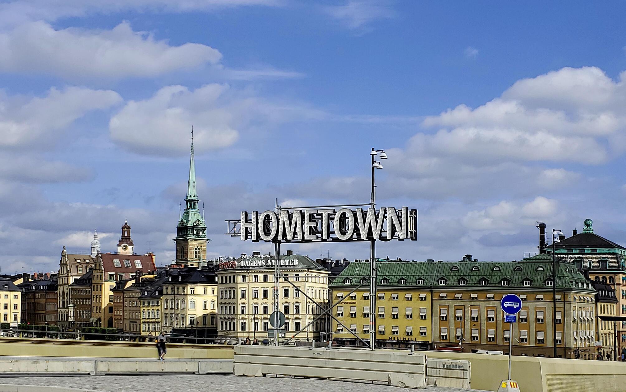 Temporäres Kunstprojekt in Slussen vom Künstlerkollektiv coyote, das in Stockholm, Frankfurt und Kopenhagen aktiv ist.