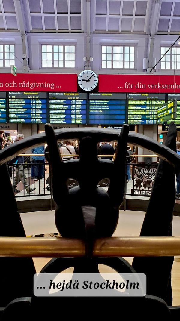 "Hallo Stockholm!": Bahnhof Stockholm Central