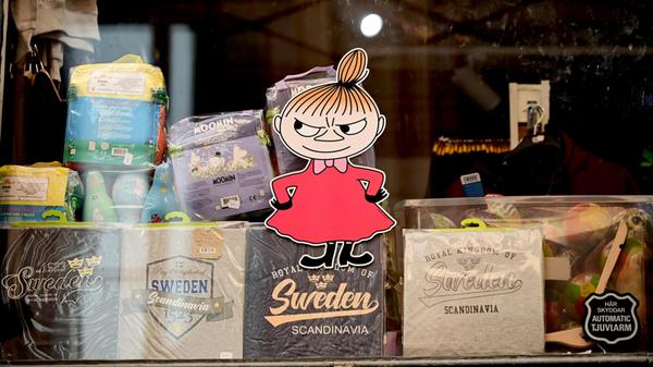 Immer wieder gibt es viel Amüsantes in den Schaufenstern zu entdecken - hier in Gamla Stan.