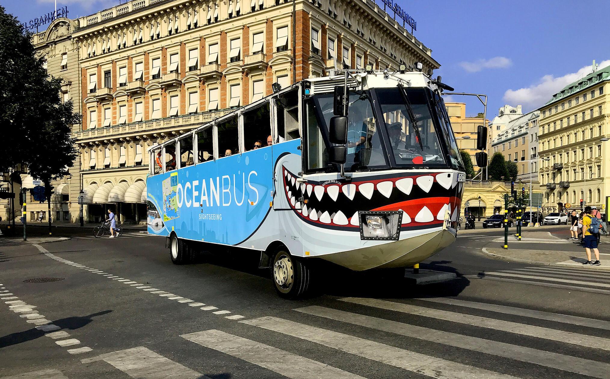 Quer durch Stockholm mit dem etwas anderen Touristenbus.