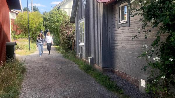 Spaziergang durch Vaxholms idyllische Sträßchen.