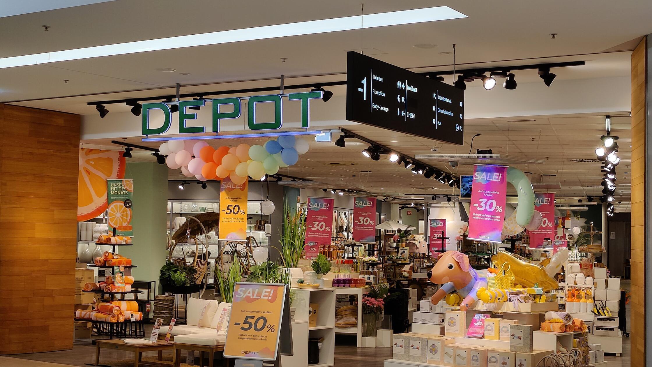 Auch Franken betroffen Depot will jede zehnte Filiale schließen