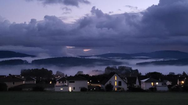 Abendstimmung in Reichenschwand.