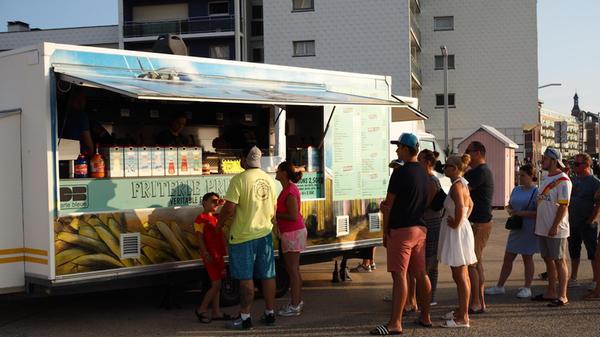 Nordfrankreich ist Flandern ist Frittenland - überall finden Sie Friteries wie diese hier.