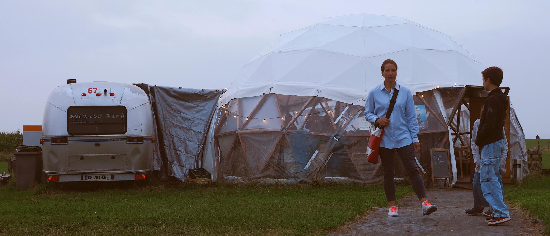 Zum Abschluss gehen wir im Pop-up-Restaurant Cool Kcahuet fein essen.