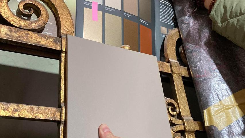 Bemusterungen der Farben für die Innenraumgestaltung. Bemusterungen der Farben für die Innenraumgestaltung.