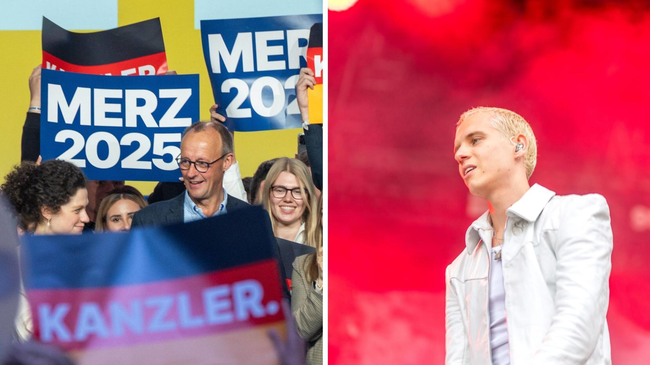 Nach Merz-Auftritt: Rapper meldet sich zu Wort - und droht CDU mit ...