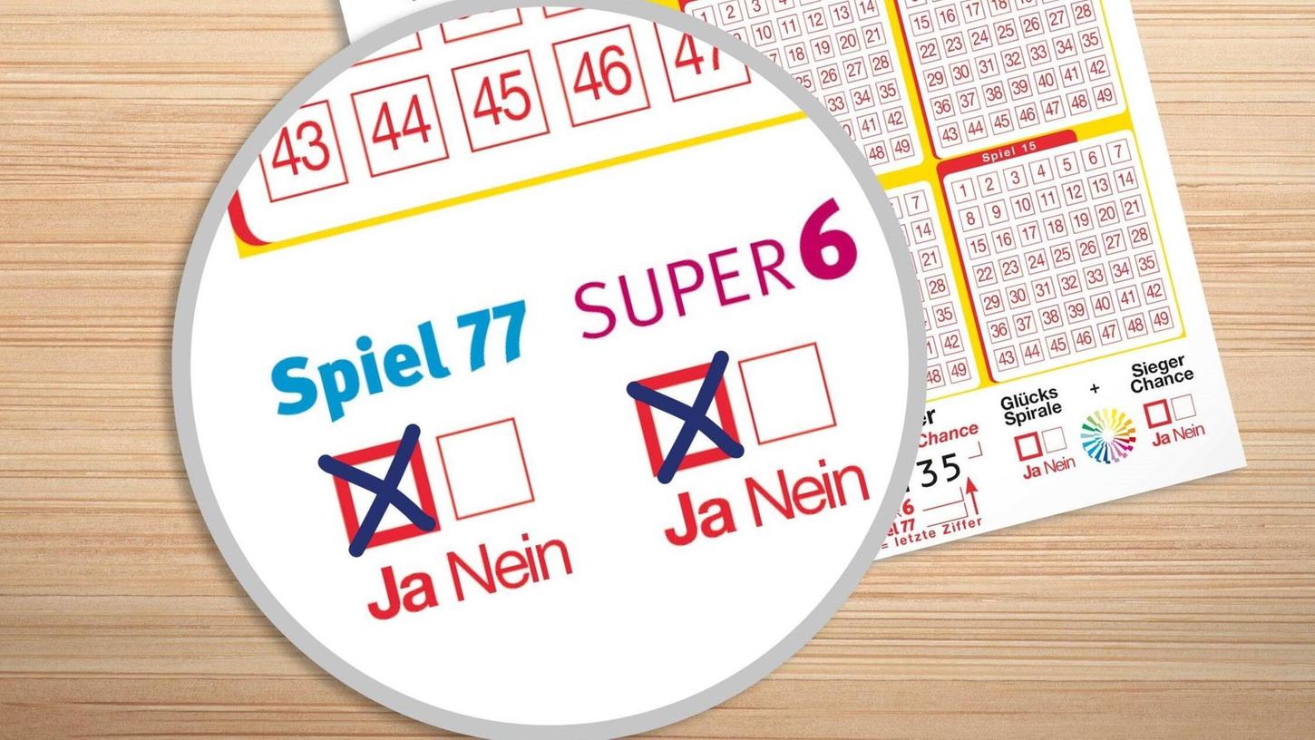 Der Franke nahm an der Zusatzlotterie Spiel 77 teil. (Symbolbild) Der Franke nahm an der Zusatzlotterie Spiel 77 teil. (Symbolbild)