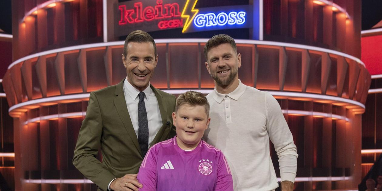 Luis aus Erlangen gegen Nationalspieler Füllkrug bei TV-Show „Klein ...