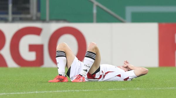 Die Club-Spieler sind nach Abpfiff sichtlich enttäuscht.