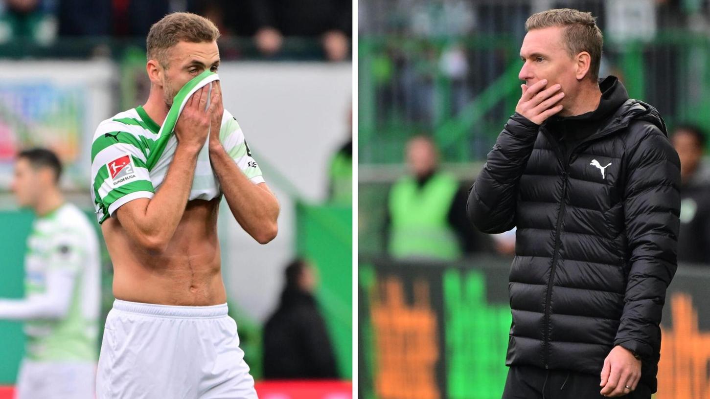 Spieler und Trainer waren nach Abpfiff sichtlich bedient. Spieler und Trainer waren nach Abpfiff sichtlich bedient.