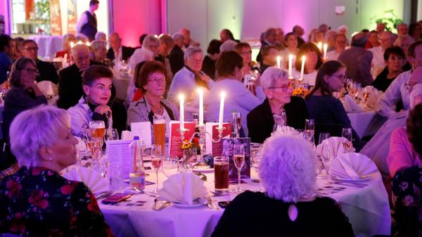 Echte Kerzen sorgten für ein stimmungsvolles Ambiente.